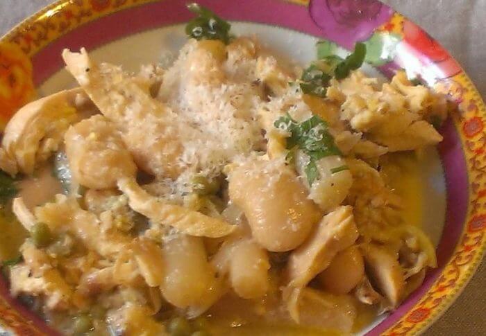 Ragoût de poulet inspiré par Jamie Oliver
