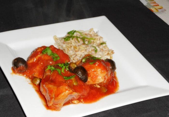 Sauté de veau à la provençale à la tomate