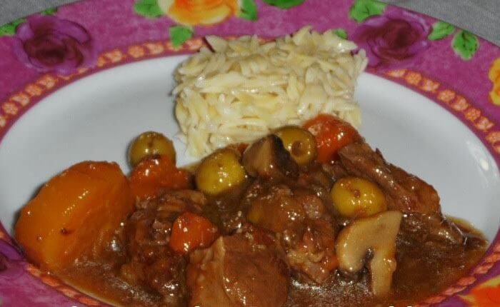 bœuf bourguignon au cidre