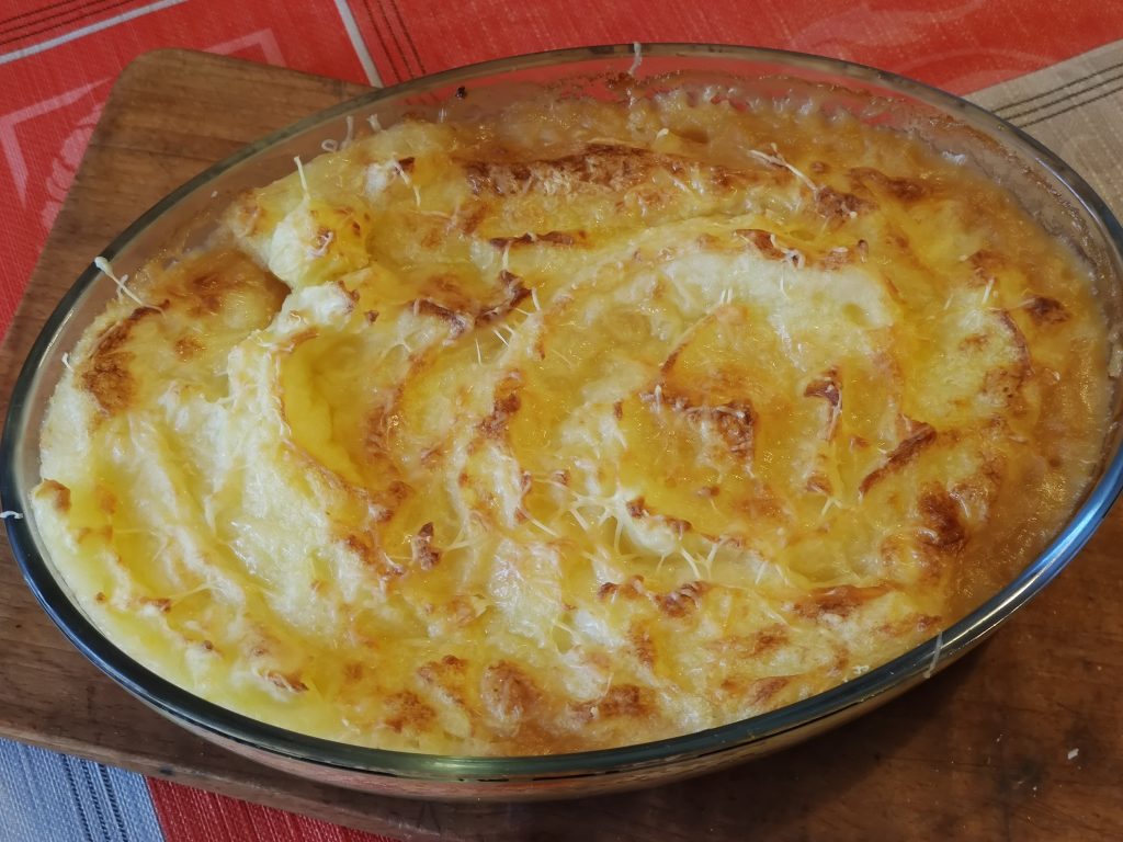 photo de hachis parmentier aux champignons et au cidre