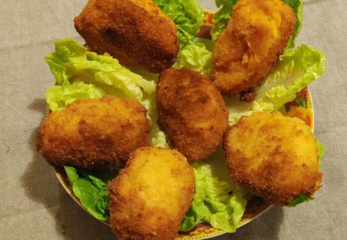 Croquettes de butternut au fromage de chèvre