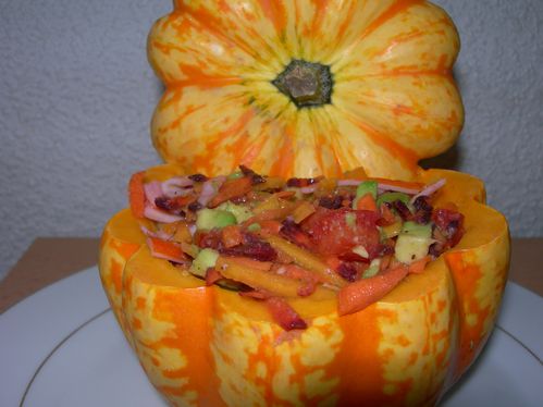 photo de patidou en salade