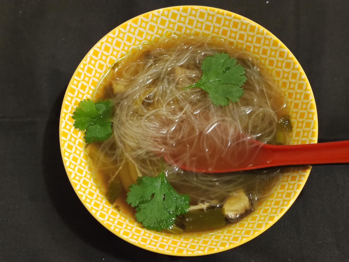 photo de Soupe asiatique à la coriandre