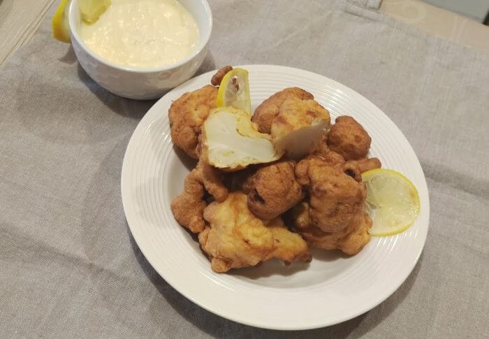 Beignets de chou fleur