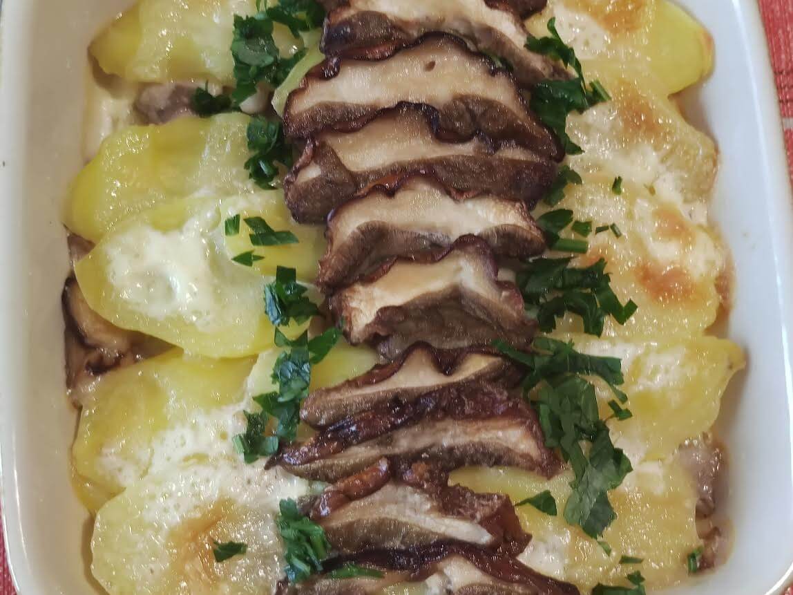 Gratin de pommes de terre aux cèpes - MimineCuisine