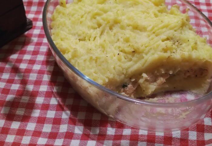 hachis parmentier de saumon au citron