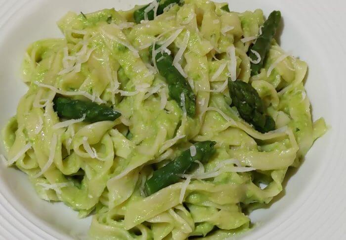 Pâtes au pesto d&rsquo;asperges