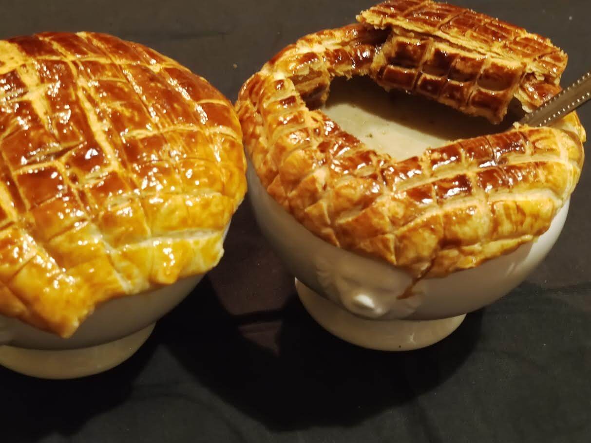 photo de Soupe aux champignons feuilletée