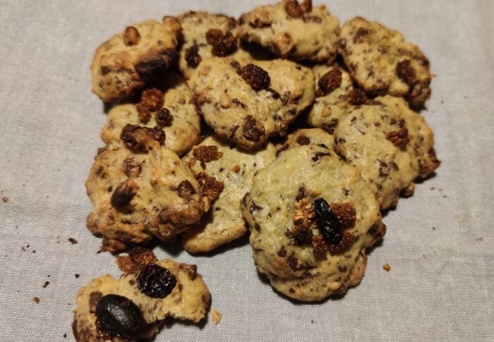 Cookies aux fruits secs et chocolat