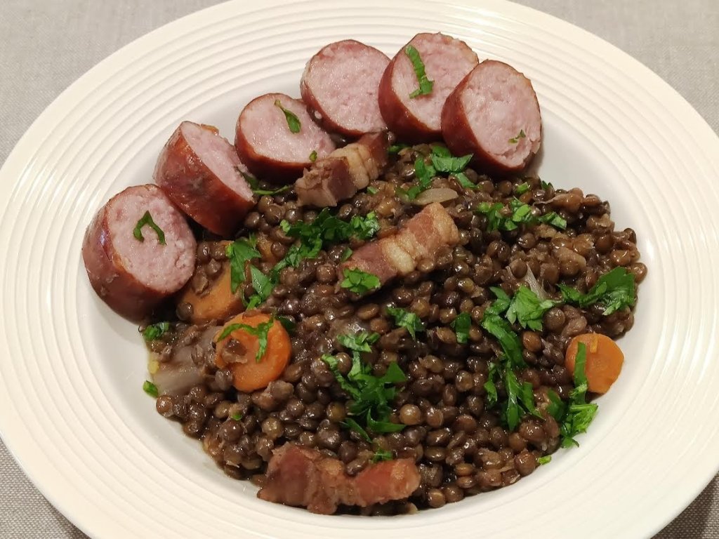 photo de Lentilles aux saucisses de Montbéliard