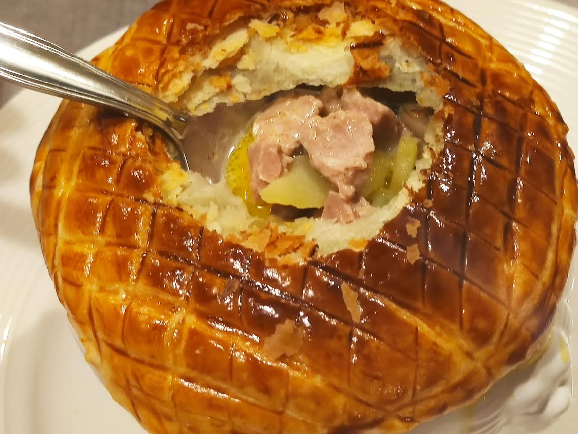 photo de Soupe feuilletée au foie gras