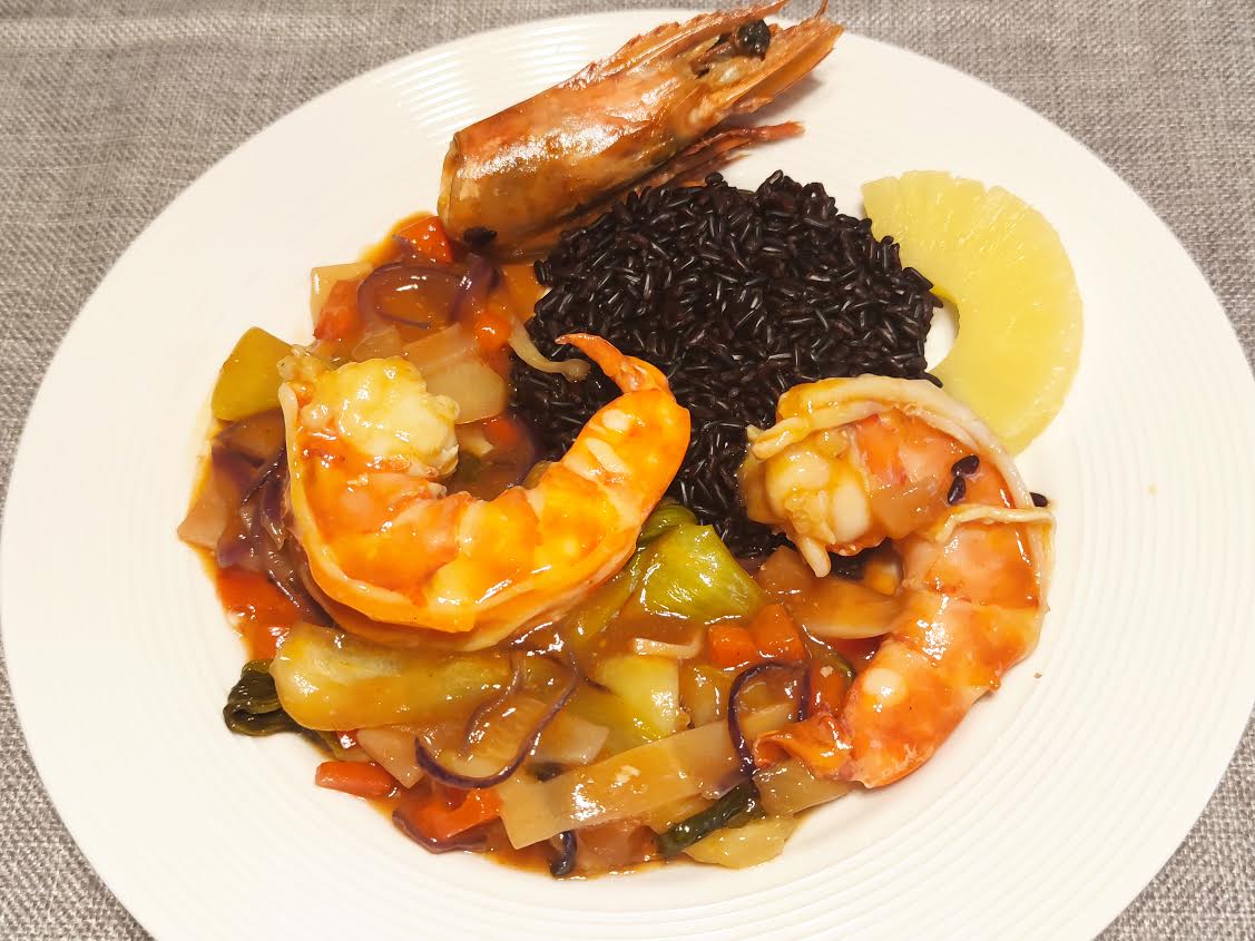 photo de Crevettes à l'aigre douce