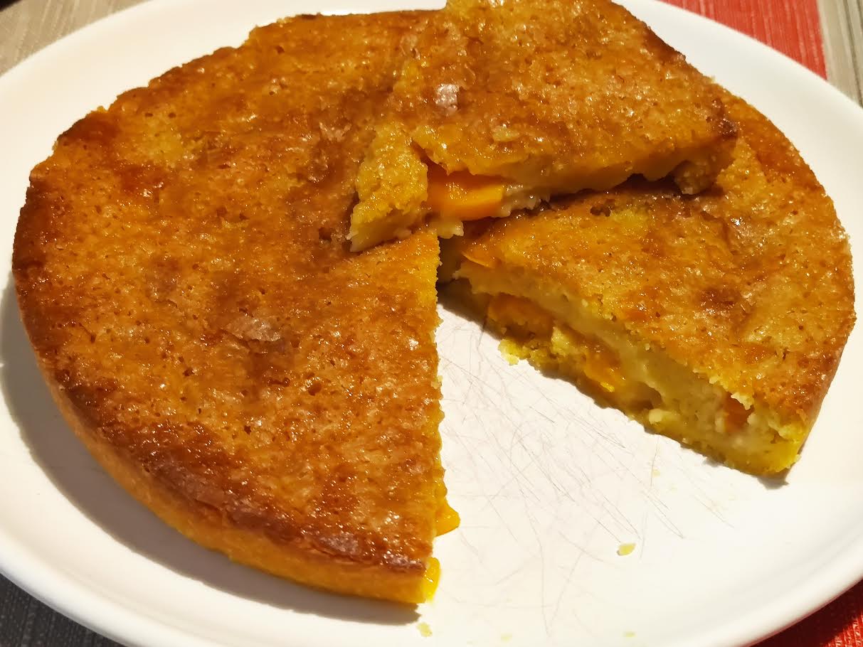 photo de Gâteau moelleux aux pêches