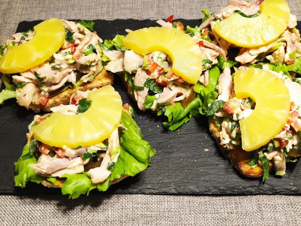 photo de Sandwiches au poulet fumé