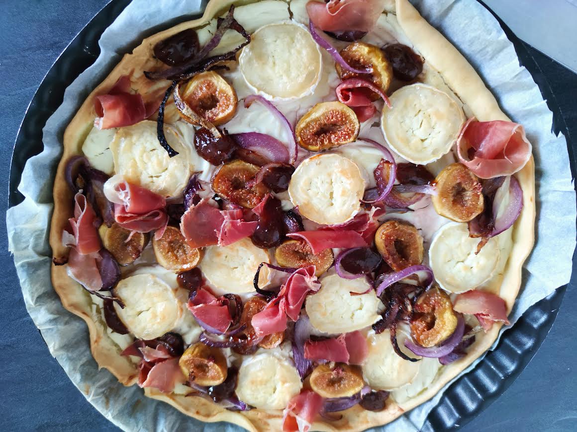 photo de Tarte aux figues et au chèvre