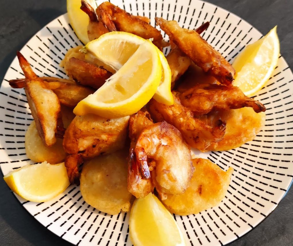 photo de beignets de crevettes