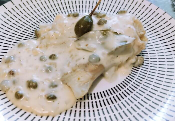 Ailes de raie sauce aux câpres