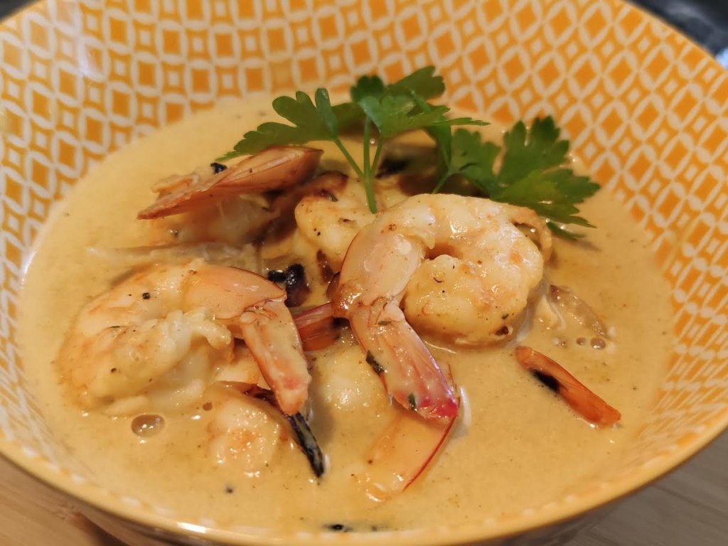 Photo de Crevettes curry coco