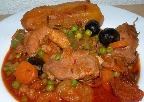 photo de Sauté de veau au chorizo