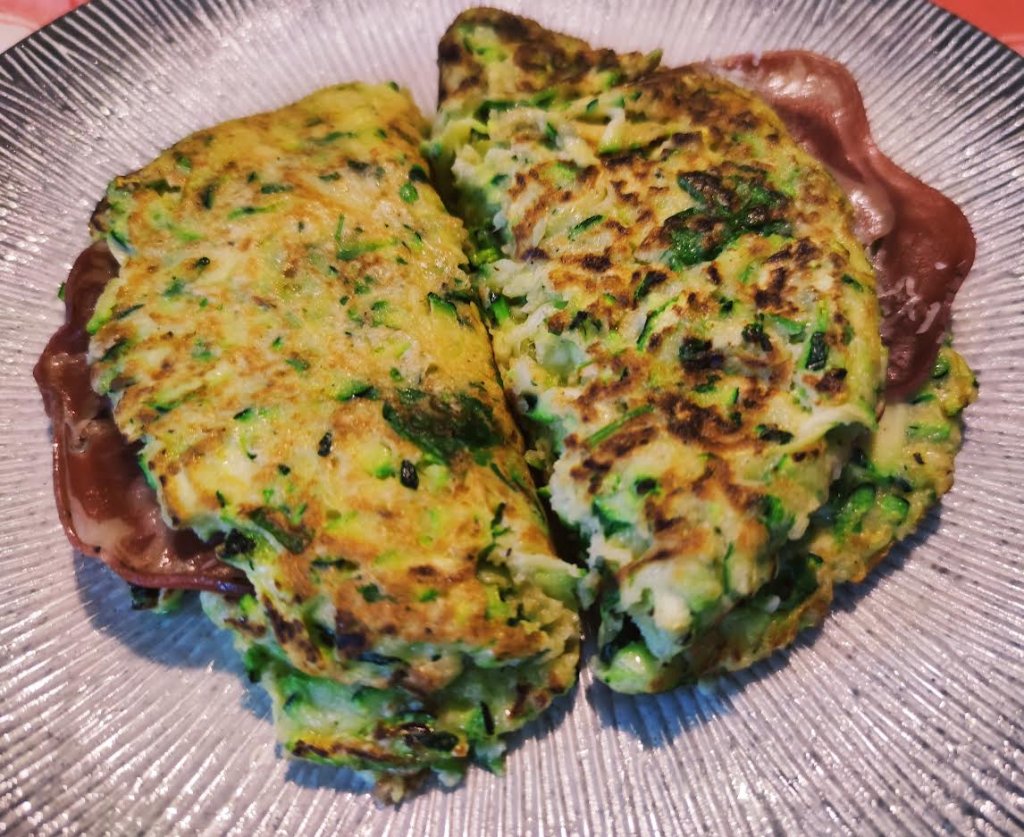 photo de Galettes de courgettes fourrées