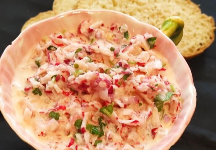 Tartinade de radis