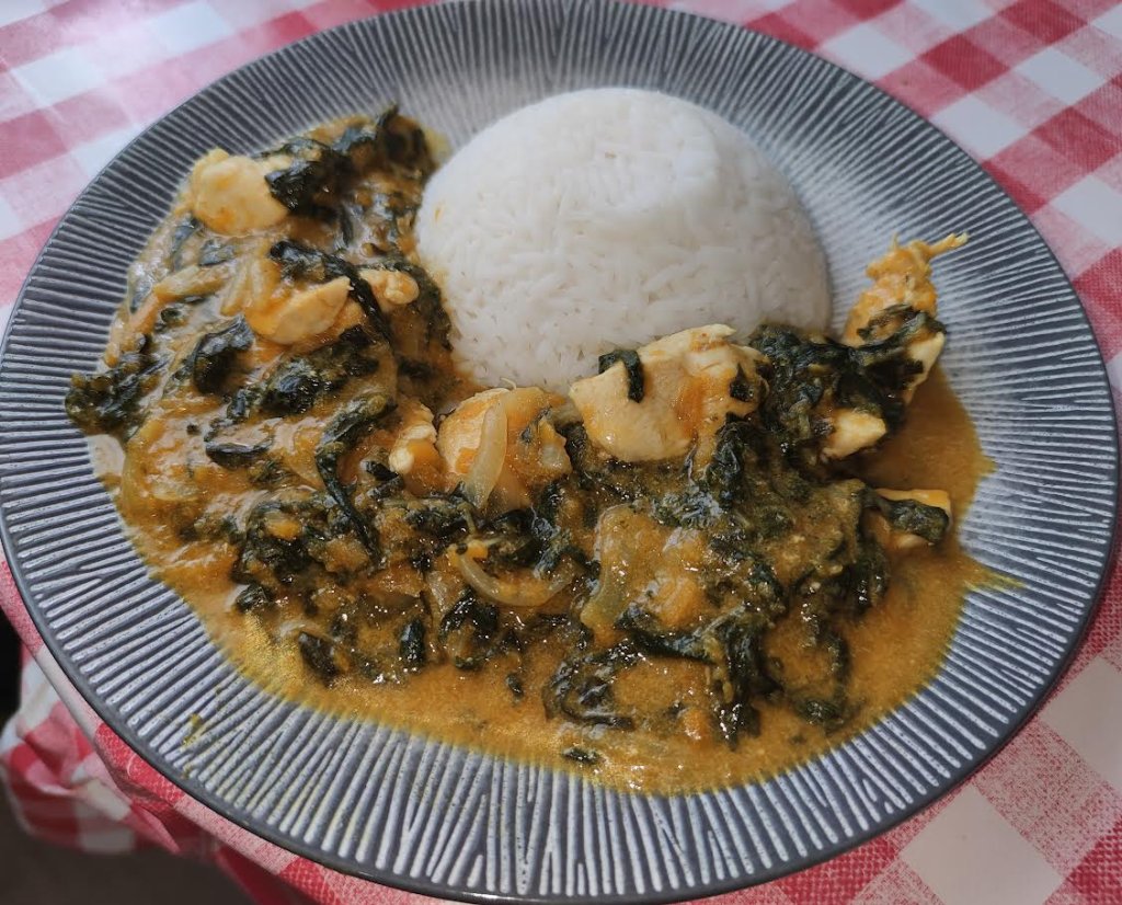 photo de Curry de feuilles de blettes et de butternut