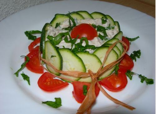 photo de Charlotte courgette thon