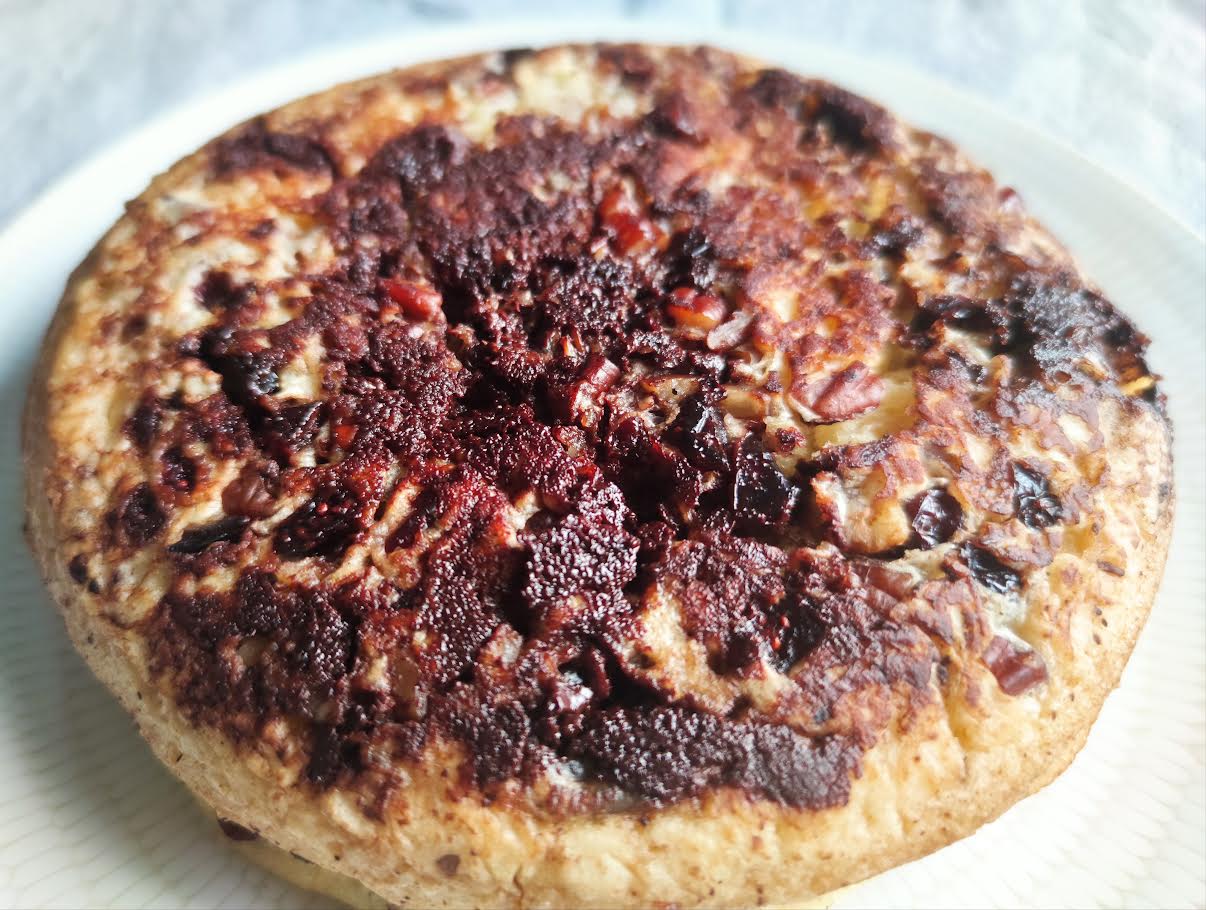 photo de Pancakes pépites de chocolat, cranberries, amandes
