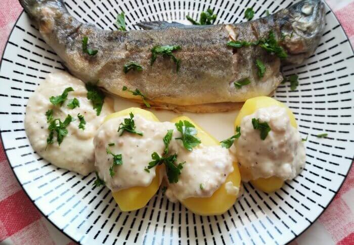 Truites aux noisettes