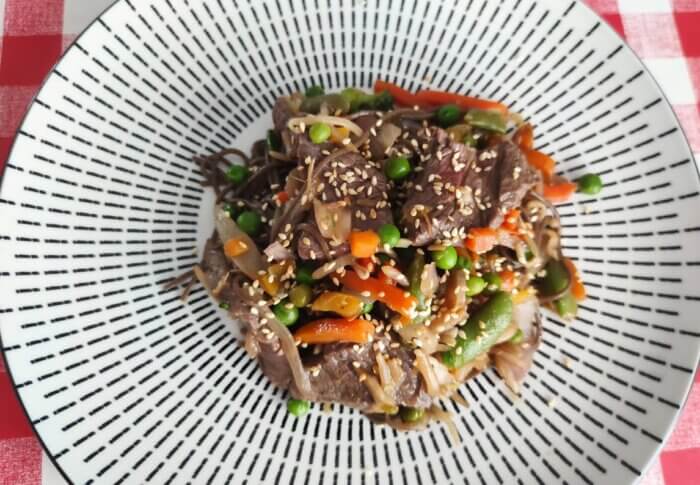 Soba sautées