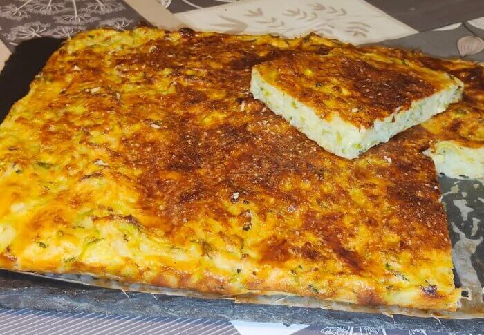 Scarpaccia de courgettes