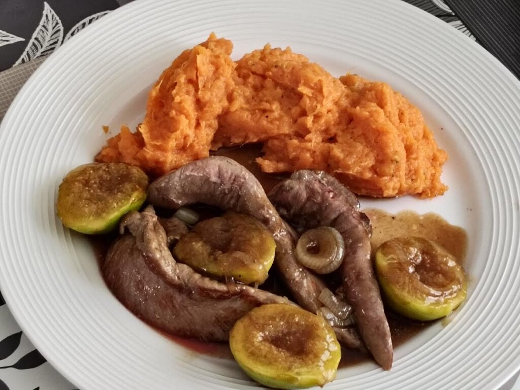 photo de Aiguillettes de canard aux figues fraîches