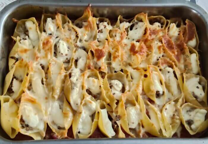 Conchiglioni farcis aux champignons
