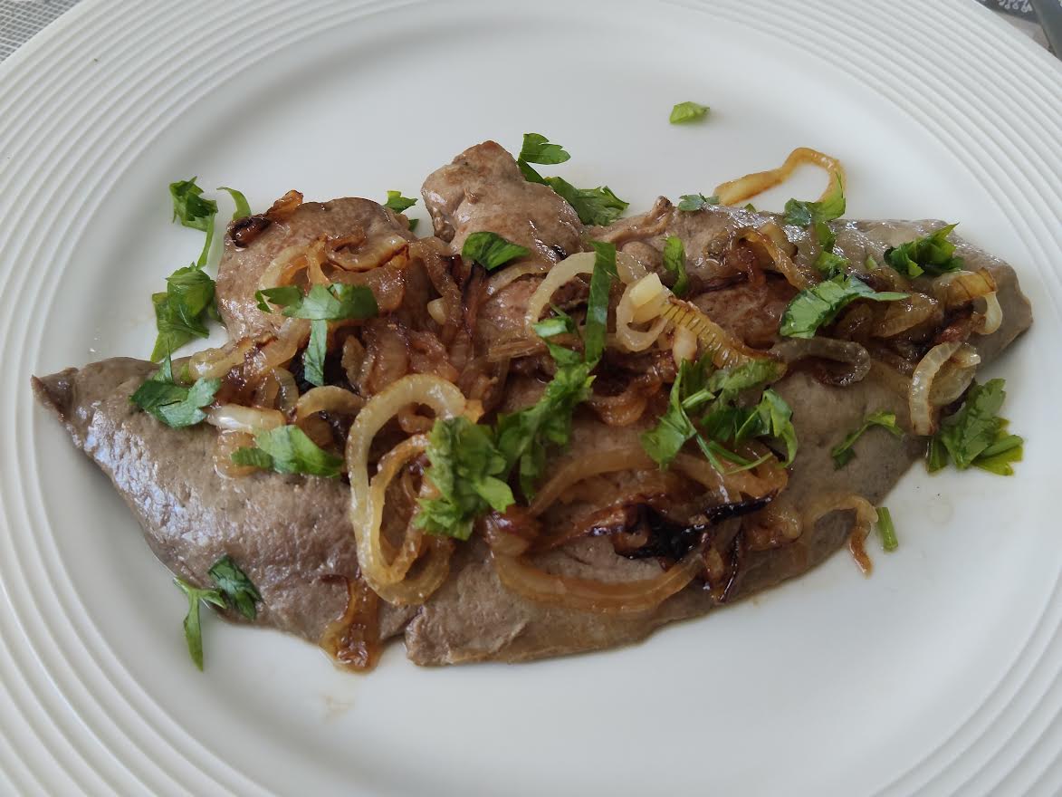 photo de Foie de veau à la lyonnaise
