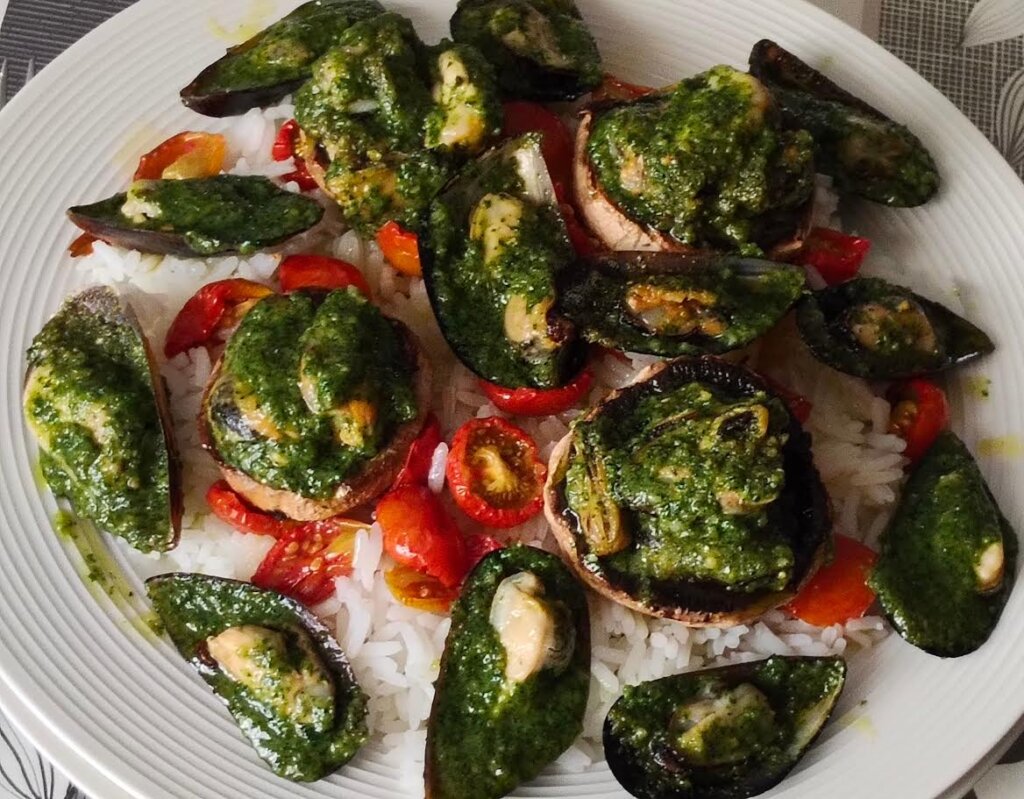 photo de Moules au beurre d'escargot