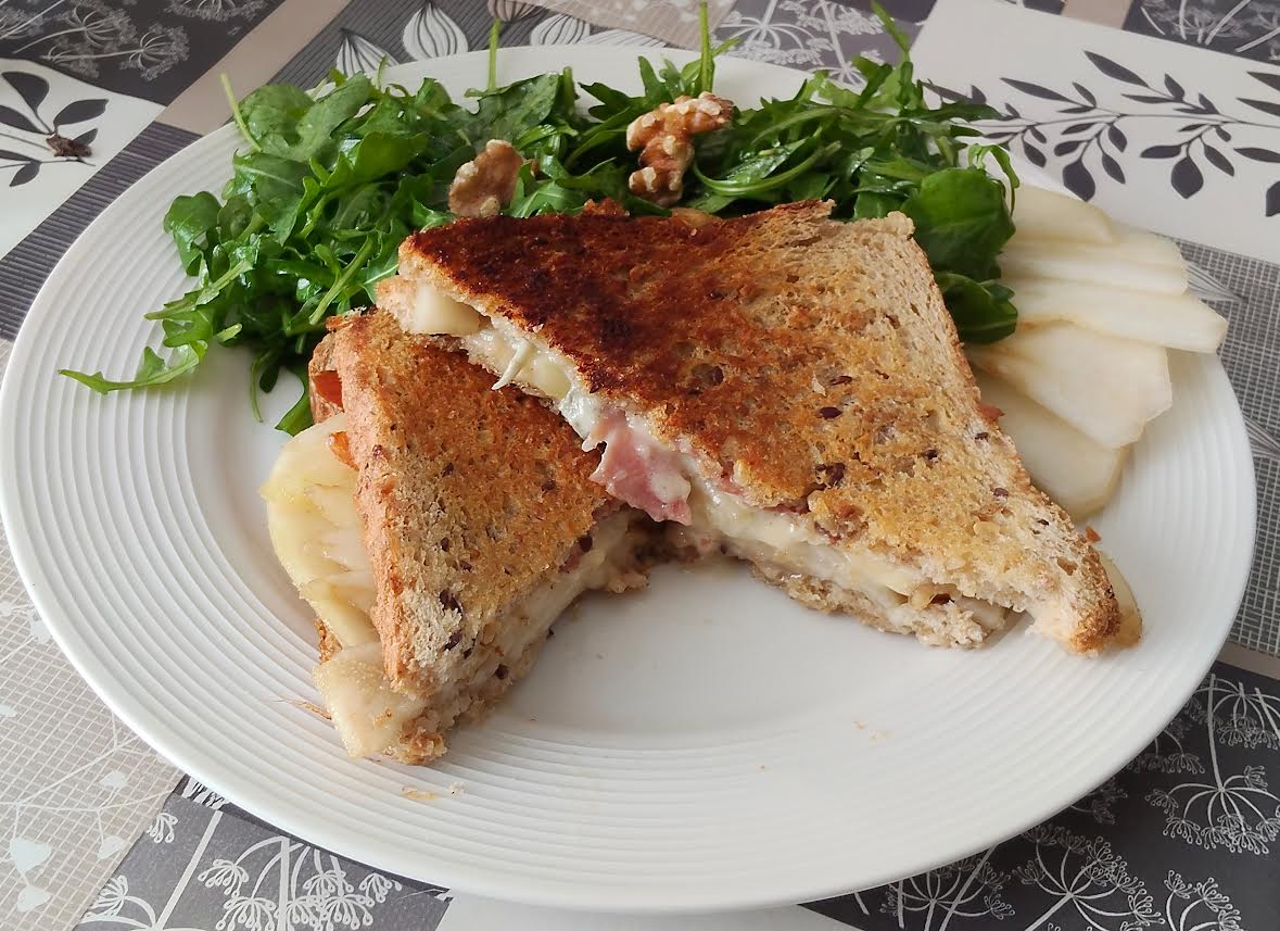 photo de Croques poire bleu