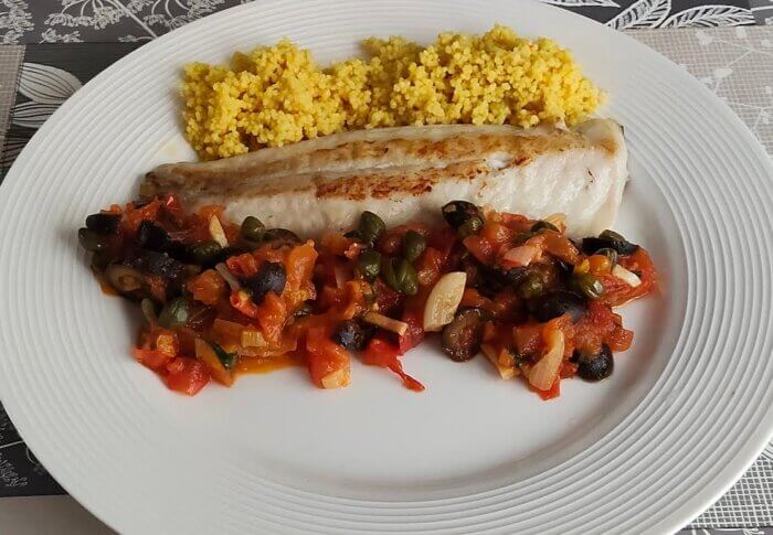 Filet de mulet à la méditerranéenne