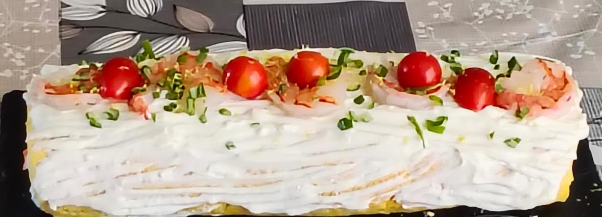 photo de bûche aux crevettes