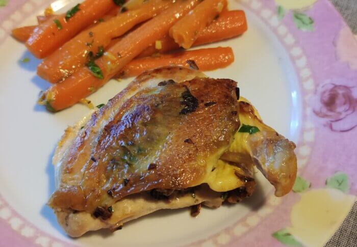 Cuisses de poulet farcies