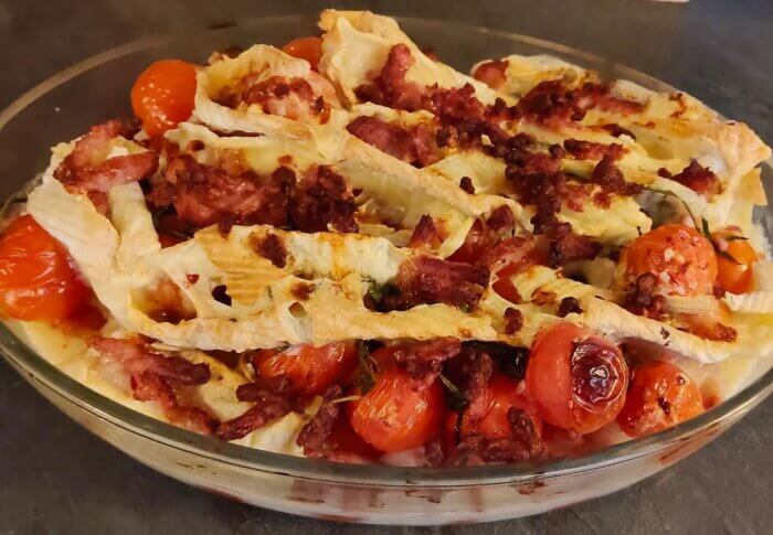 Tartiflette aux tomates cerise
