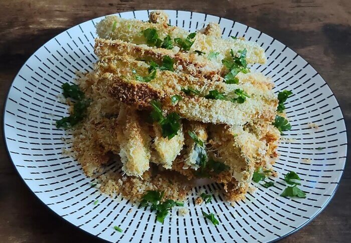 Frites de courgettes