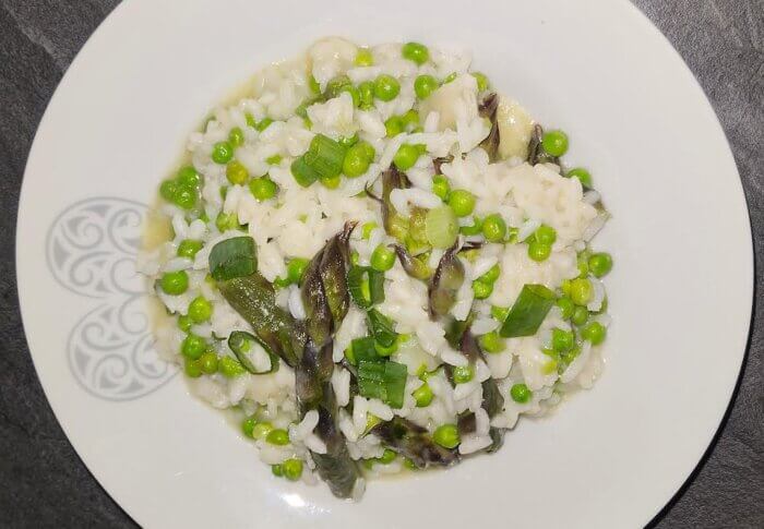 Risotto petit-pois asperges