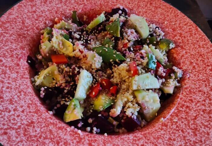 Salade de betterave au boulghour