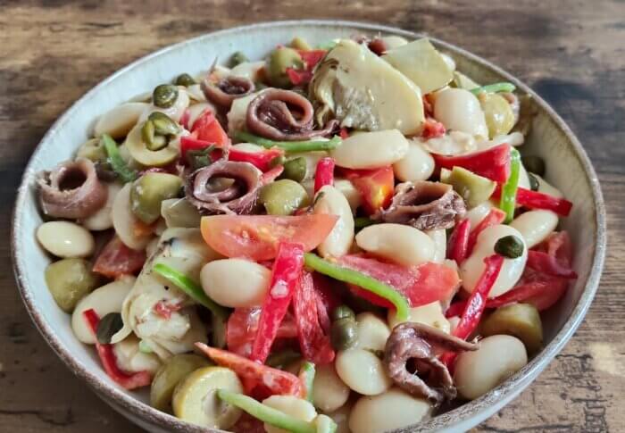 Salade de haricots blancs