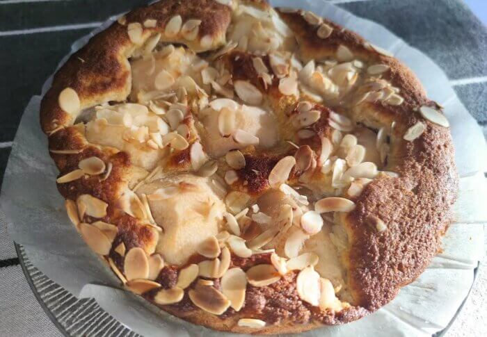 Gâteau aux poires et aux amandes